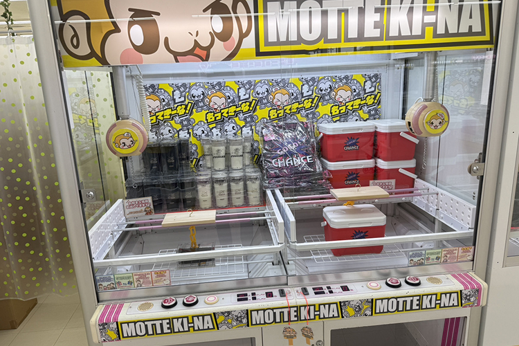 クレーンゲーム専門店の様々な景品